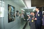  "Dr. Bethune in China" viewed by Gregor Robertson at Guangzhou Museum  -Installation view  
